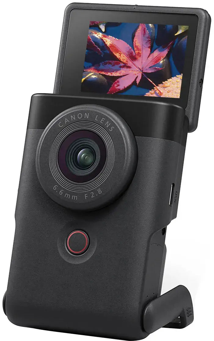 Canon - PowerShot V10 4K Video 20.9-Megapixel Digital Camera for Vloggers and Content Creators - Black