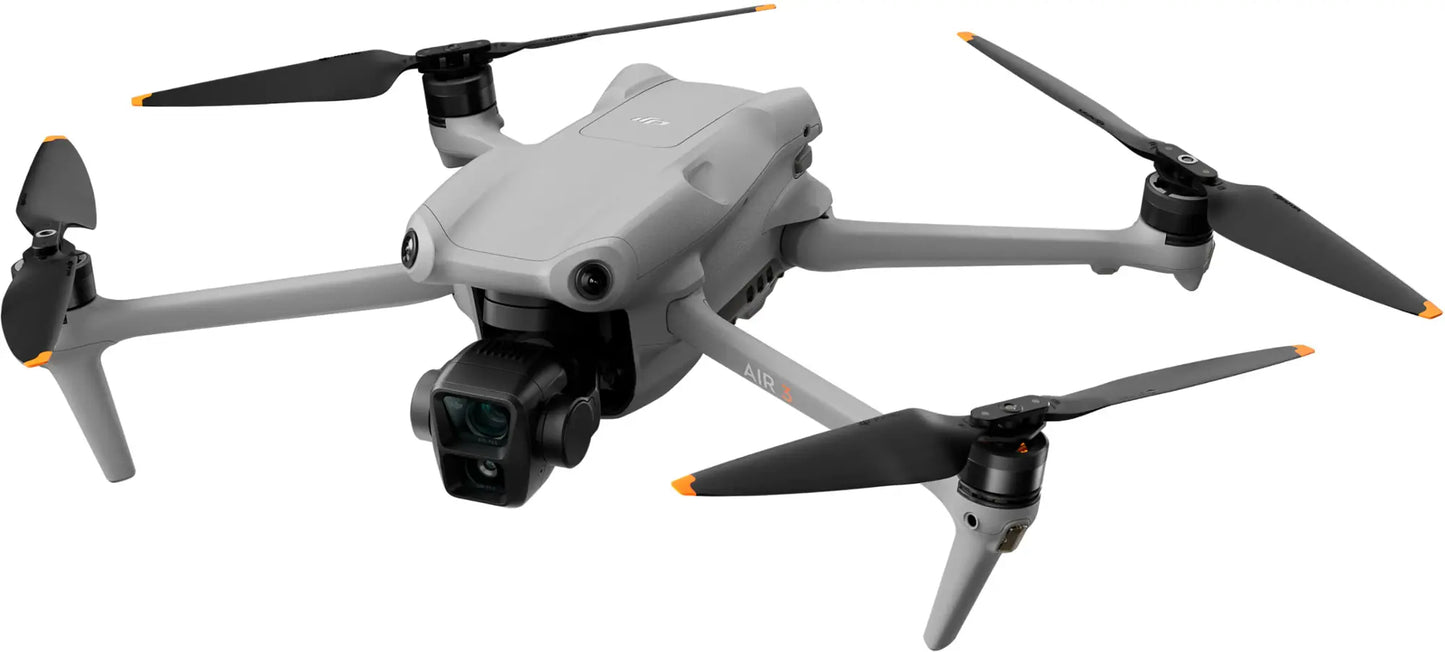 DJI - Air 3 Fly More Combo Drone and RC 2 Remote Control with Built-in Screen - Gray