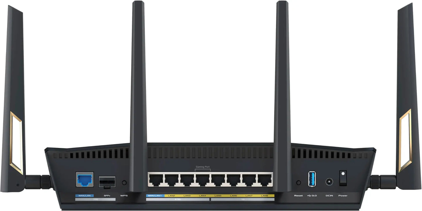 ASUS - BE7200 Dual-band WiFi 7 Router - Black