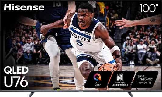 Hisense - 100" Class U76 Series 4K UHD QLED Smart Google TV (2024)
