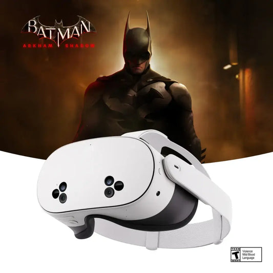 Meta Quest 3S 128GB — Get Batman: Arkham Shadow and a 3-Month Trial of Meta Quest+ Included — All-In-One Headset - White