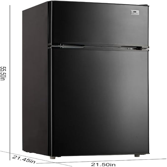 Freezer-2 Door Fridge-Adjustable Thermostat Control-Black-7.5 Cubic Feet 4.0 out of 5 stars 969