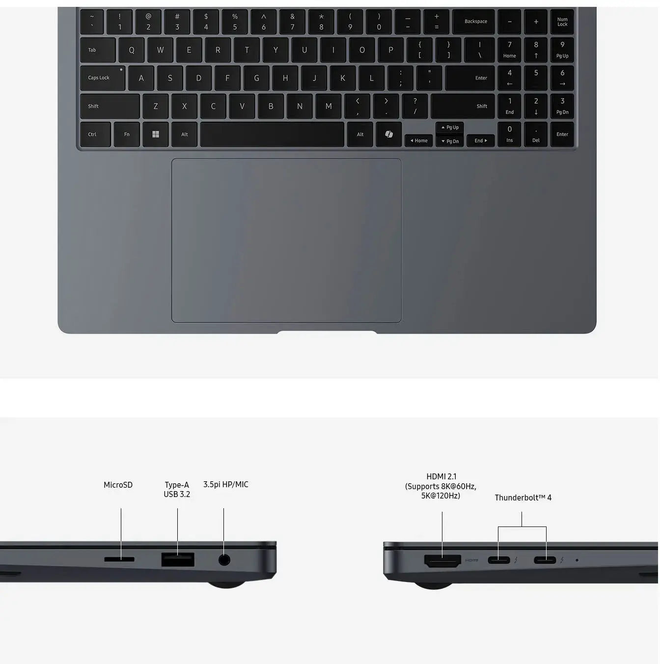 Samsung - Galaxy Book4 Ultra 16" AMOLED Touch Screen Laptop - Intel Core Ultra 9 - 32GB Memory - NVIDIA GeForce RTX 4070 - 1TB SSD - Moonstone Gray